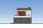Проект двухэтажного дома с террасой и гаражом